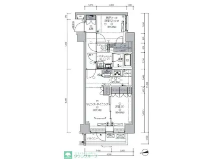 セジョリ東向島(1SLDK/2階)の間取り写真