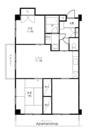ピアレス賀茂(3LDK/2階)の間取り写真