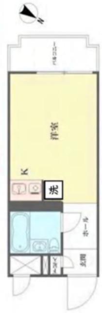 ペガサスマンション白山(ワンルーム/2階)の間取り写真