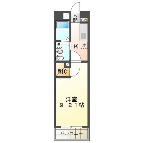 GRANDUKE SUZUKA(1K/11階)の間取り写真