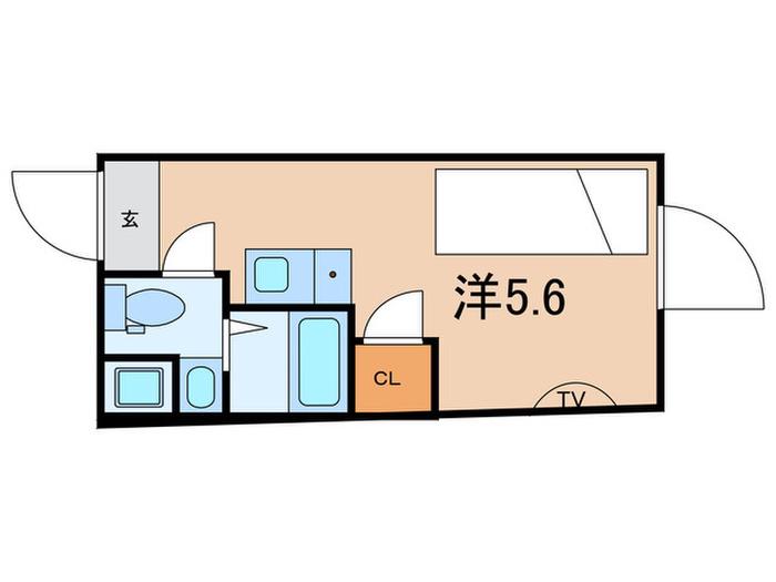 RA GRANDE YOTSUYA(ワンルーム/2階)の間取り写真