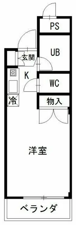 フラームメゾン調布 2階階 間取り