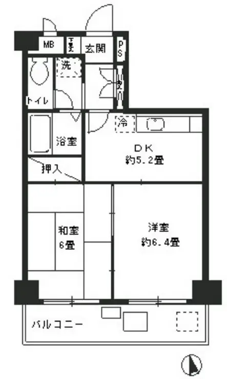 モンテベルデ第2横浜 4階階 間取り