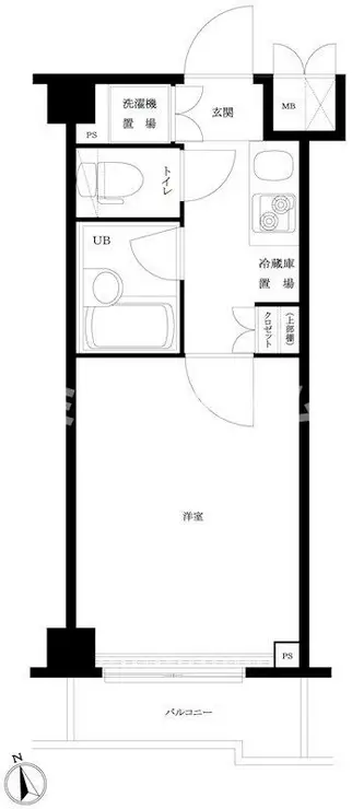 ルーブル京浜蒲田 4階階 間取り