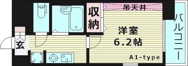 エスリード 京橋ステーションプラザ(1K/10階)の間取り写真