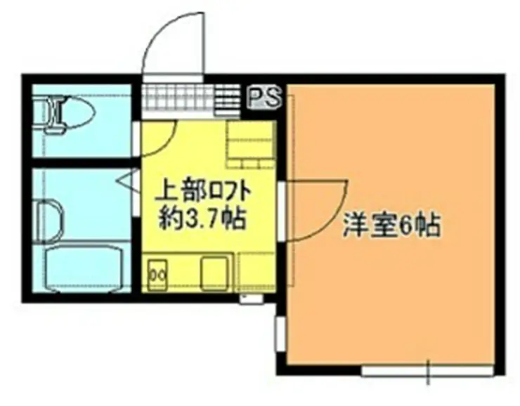 ロフト橋本 2階階 間取り