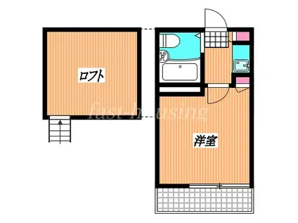 東小金井栄ハイム(1K/1階)の間取り写真