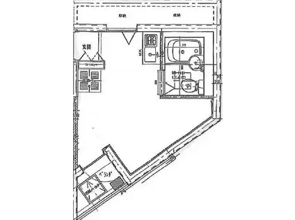 ダイヤモンドレジデンス板橋本町第2(ワンルーム/3階)の間取り写真
