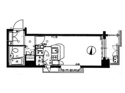 ワコーレ川口III(ワンルーム/1階)の間取り写真