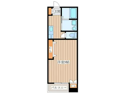 TSUKASA PREMIUM II(1K/3階)の間取り写真