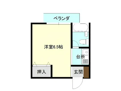 メゾン・ド・みやび(ワンルーム/3階)の間取り写真