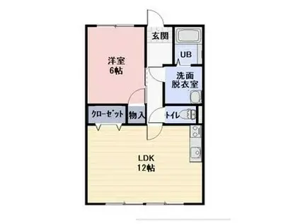 プレステージサザン(1LDK/3階)の間取り写真