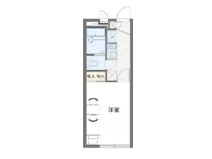 レオパレスA&K 221(1K/1階)の間取り写真