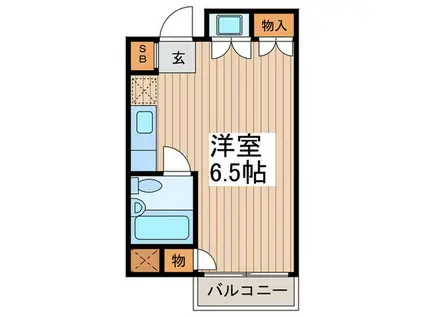 エルボックスナカノ(ワンルーム/3階)の間取り写真