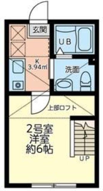 そよ風の丘・アネモイ(1K/1階)の間取り写真