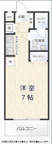 サンバレー原宿(ワンルーム/3階)の間取り写真
