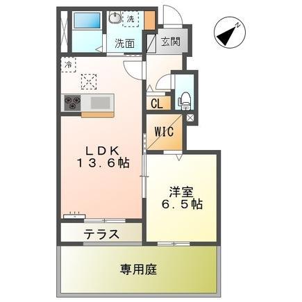 ＪＲ内房線 巌根駅 徒歩7分 2階建 新築(1LDK/1階)の間取り写真