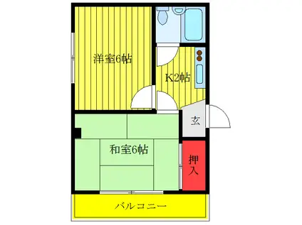 CASA.NASU(2K/3階)の間取り写真