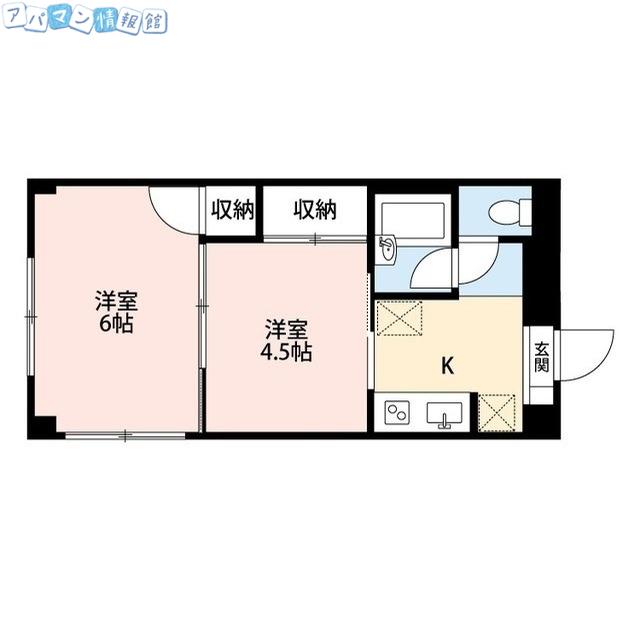 タウンハウス金衛町(1K/3階)の間取り写真