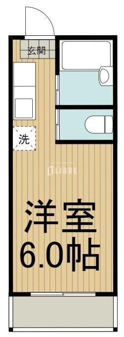 セントラルコーポクロッカス(ワンルーム/3階)の間取り写真