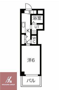 B.SHADE(1K/2階)の間取り写真