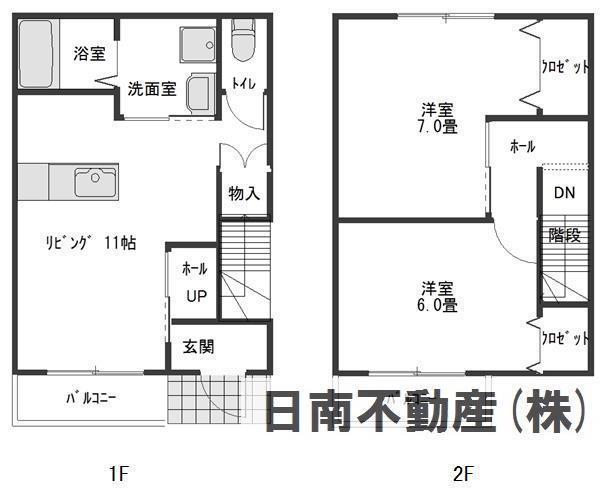 グランデ・ラ・CASA(2LDK/1階)の間取り写真