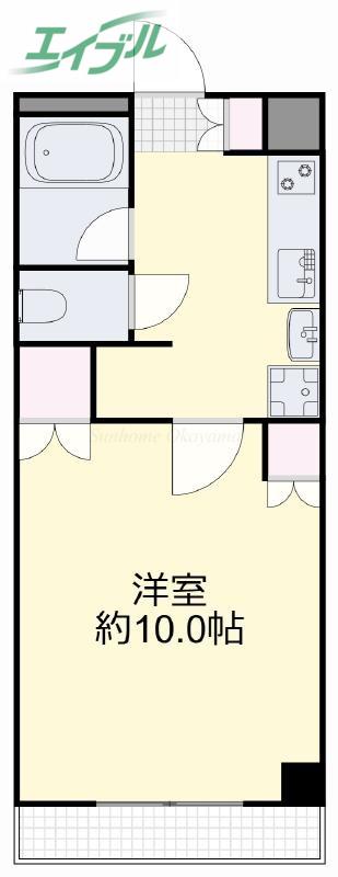 パストラルK(1K/2階)の間取り写真