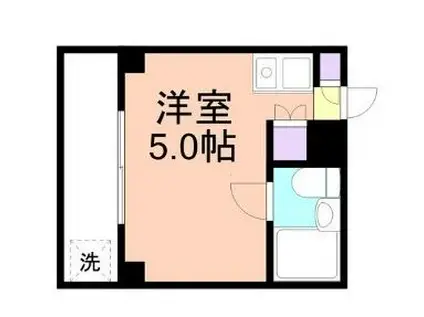ジョイフル伝法橋(ワンルーム/5階)の間取り写真