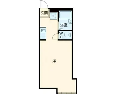 すざくHOUSE(ワンルーム/1階)の間取り写真