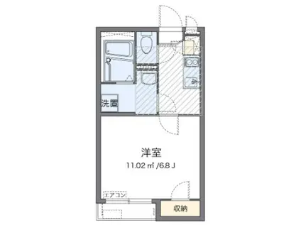 グランメゾン千代田(1K/1階)の間取り写真