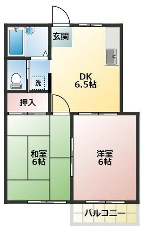 ティエムハイツ 2階階 間取り