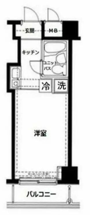 メインステージ新丸子駅前 5階階 間取り