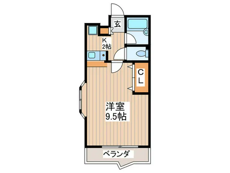 クルーブ成城 3階階 間取り