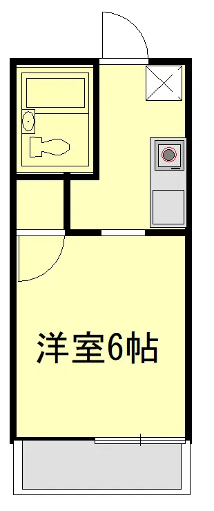 サンリバティ相模大野 2階階 間取り