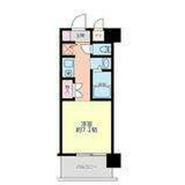 パークノヴァ横浜井土ヶ谷 9階階 間取り