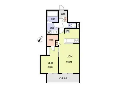 RICOTT URAWA(2LDK/3階)の間取り写真