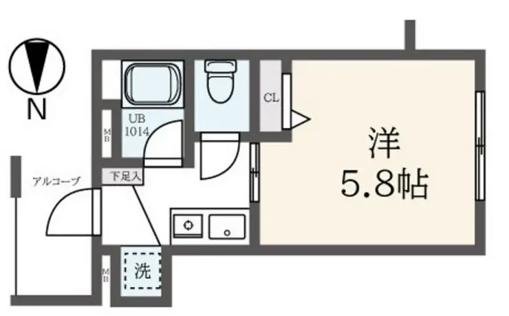 G・Aステージ三ツ境 2階階 間取り