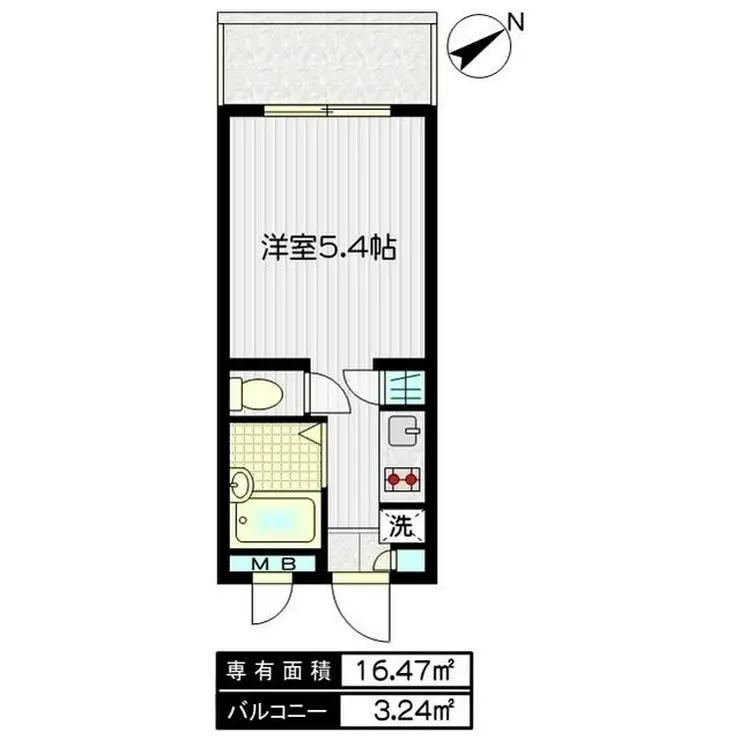 美和プラザ高井戸 1階階 間取り