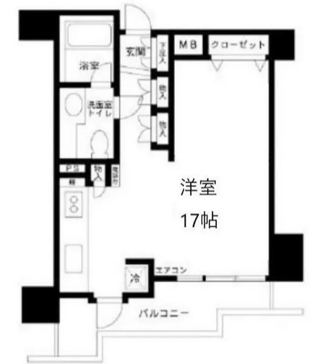 フリーディオ西麻布 11階階 間取り