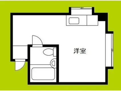 GS駒川(ワンルーム/2階)の間取り写真