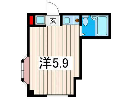 ツジビル(ワンルーム/4階)の間取り写真