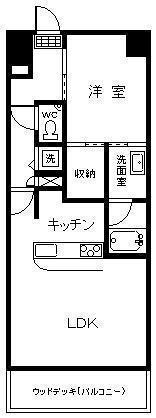 アルテマイスター(1LDK/7階)の間取り写真