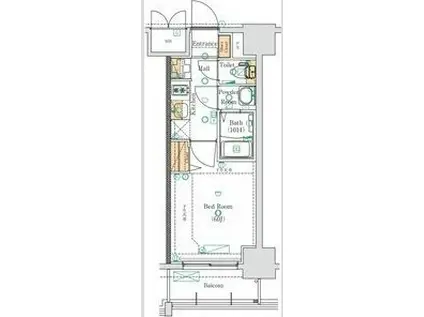 MAXIV大須観音(1K/11階)の間取り写真