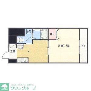 TSDREAM名駅(1K/11階)の間取り写真