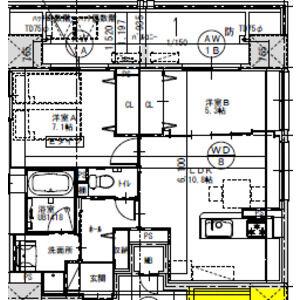 さくらHILLS ROKUBAN PLATINUM RESIDENCE(2LDK/12階)の間取り写真