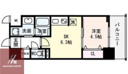 MA MINETTE(1DK/2階)の間取り写真