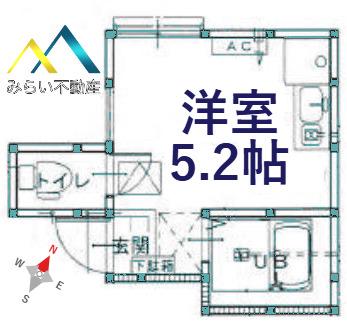 IDEA横浜星川(ワンルーム/1階)の間取り写真