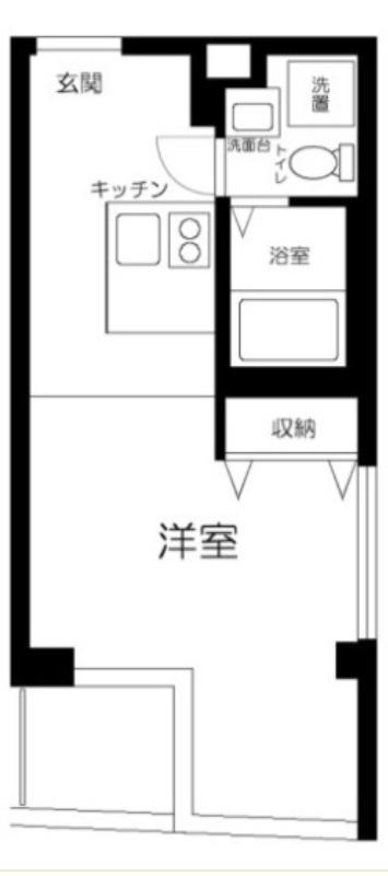 TRIAS129(ワンルーム/3階)の間取り写真