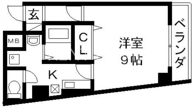 Mプラザ布施弐番館(1K/11階)の間取り写真