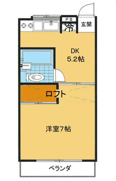 アーバンハウス7号館 2階階 間取り